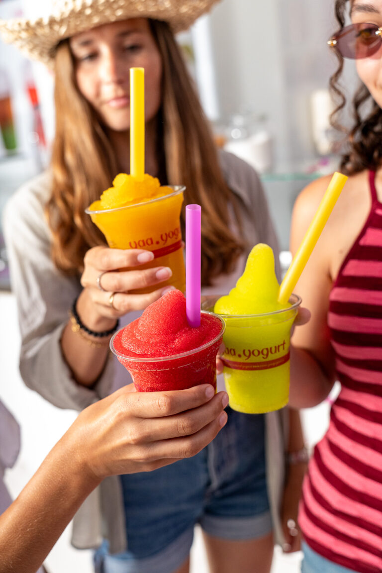 Bebidas Yaa de colores para compartir