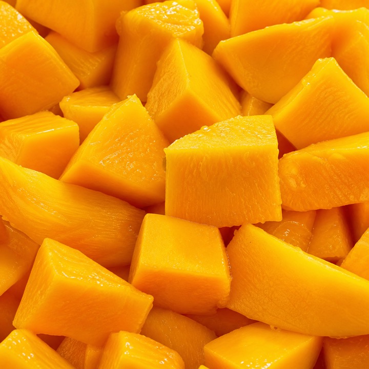 Topping de mango fresco