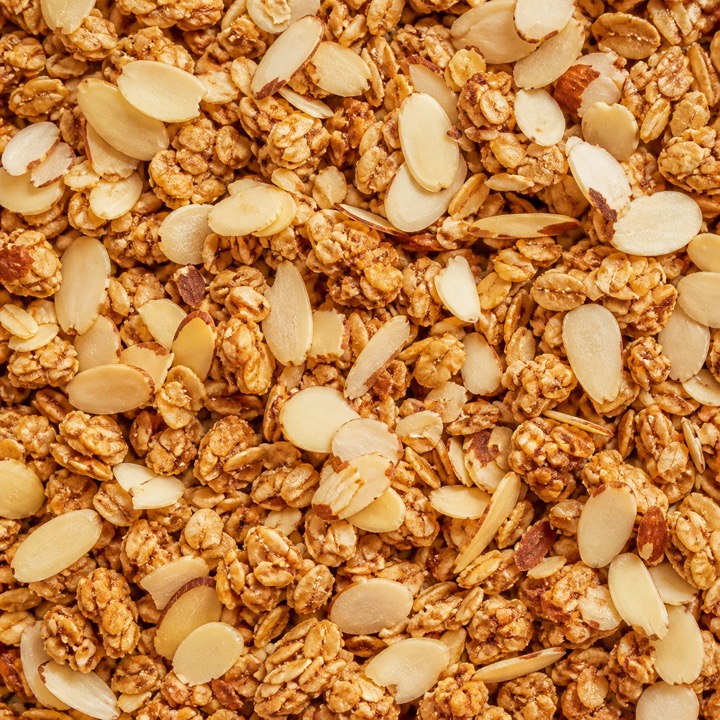Topping de granola con almendra