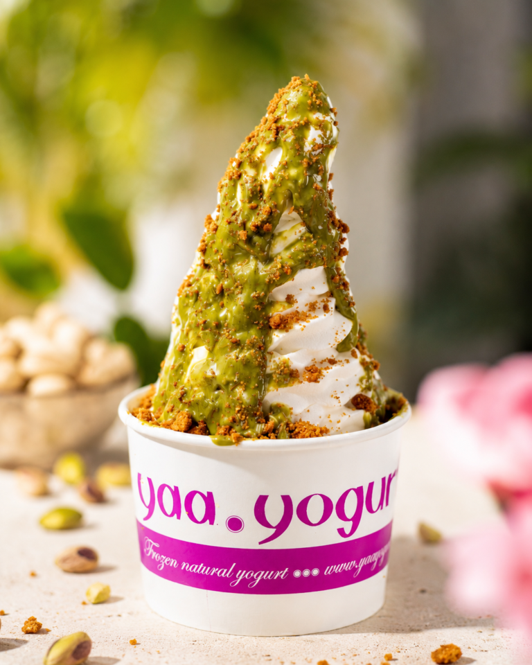 Frozen yogurt Yaa de pistacho