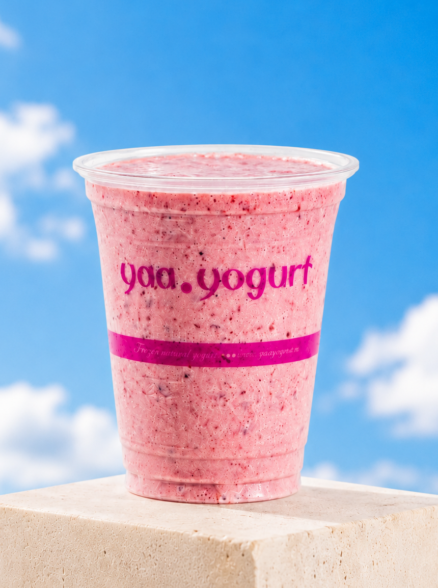 Pink fruit Yaa Smoothie